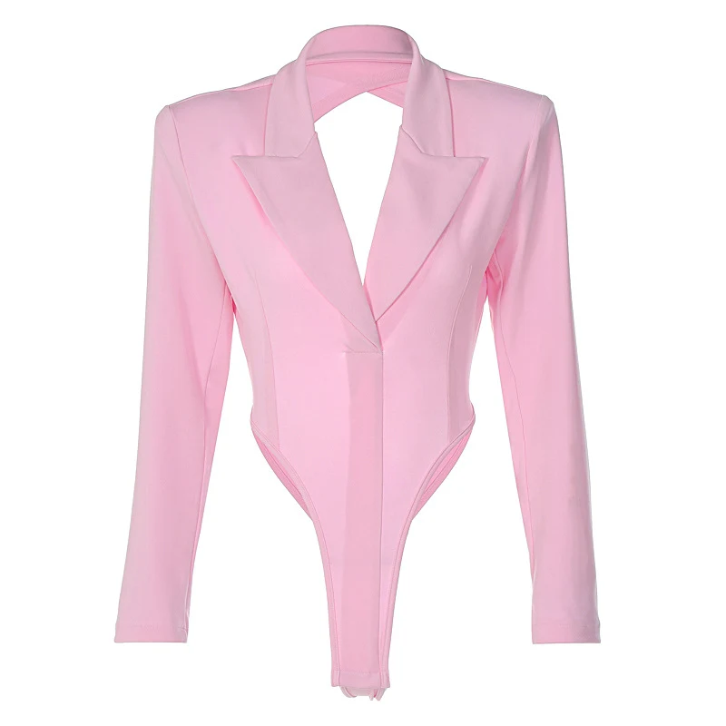 Macacão Feminino Fashion Manga Longa Ajustado Conforto e Estilo Sofisticado Para um Visual Moderno e Impecável. — foto 2
