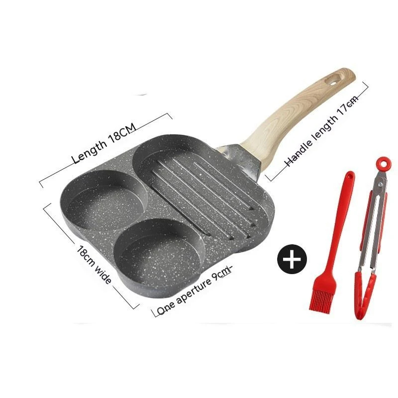 Title 6, Household Frying Pan Breakfast Pot Non-Stick. C...