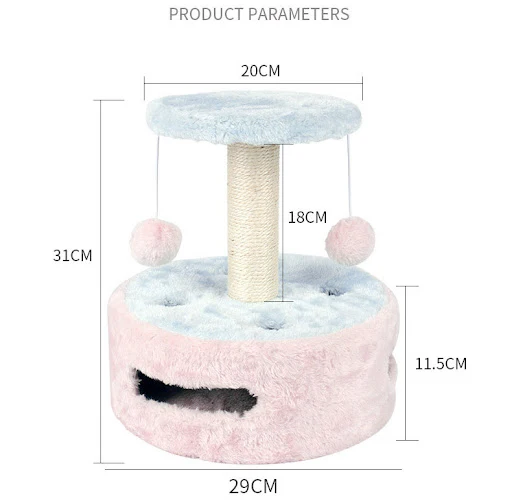 Title 1, Small Cat Climbing Frame Multifunctional Simple...