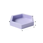 Wind Storage Tray Macaron Color Hexagonal Tray for Entrance Keys. Stylish and functional key storage to organize your en — photo 5