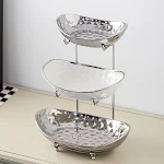 Affordable Luxury Style Multi-layer Fruit Plate Snack Set Storage Plate Perfect for Elegant Snack and Fruit Presentation — photo 17