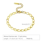Pulseira de Aço Inoxidável Ornament Gold Extendida. Design sofisticado, ajuste perfeito e conforto superior. Durabilidade e elegância para você. — foto 7