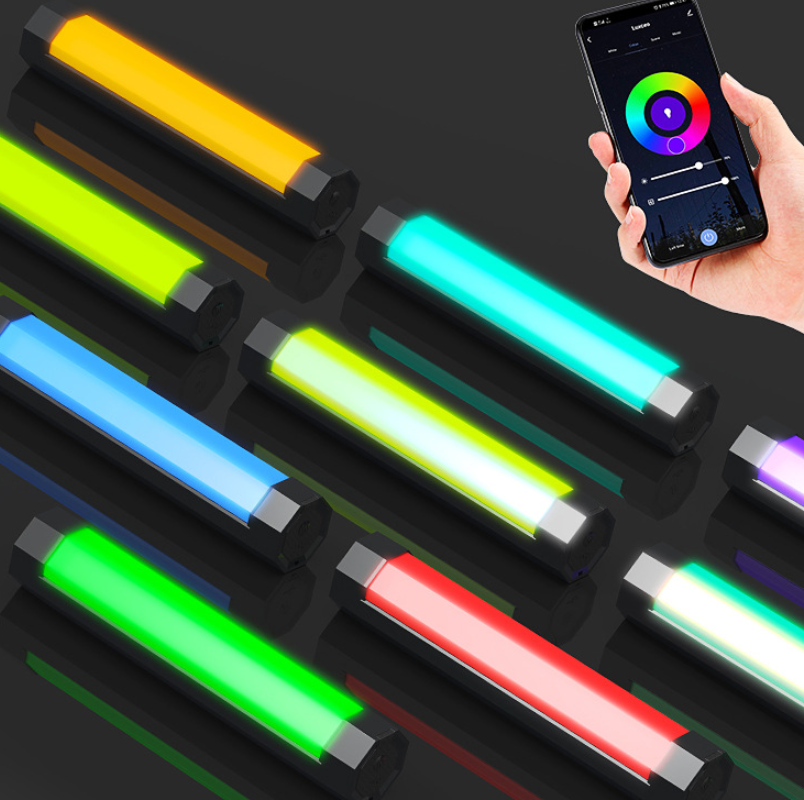 Title 3, Waterproof Handheld RGB LED Photography Light T...