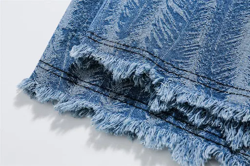 Title 9, Pantaloncini in denim jacquard da uomo, abbigli...