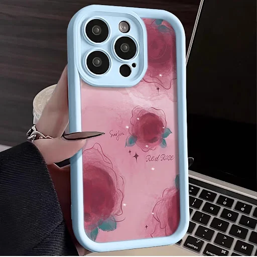 Title 8, Creative Blooming Rose Silicone Phone Case, pro...