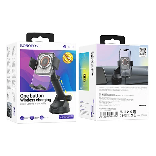 Title 8, Supporto per telefono auto magnetico con ricari...