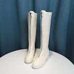 Beige zipper