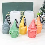 Faceless Santa Claus Aromatherapy Candle Silicone Mold Craft unique scented Christmas candles for gifts or home decor. E — photo 9