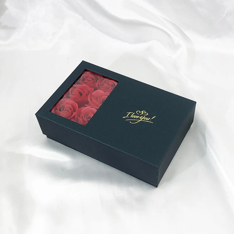 Conjunto de colar com anel de casal, brincos e caixa de presente. Ornamento requintado, ideal para presentear e celebrar o amor. — foto 24