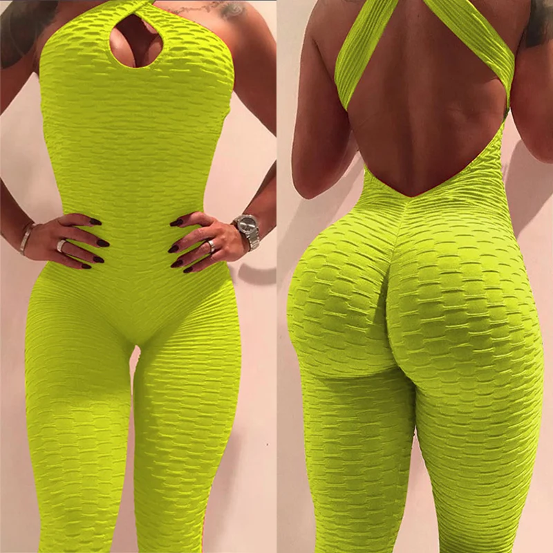 Mono de Yoga Espalda Cruzada Diseño Sin Espalda Chándal Body Completo Perfecto para Entrenamientos y Movimiento con Estilo y Confort — foto 10