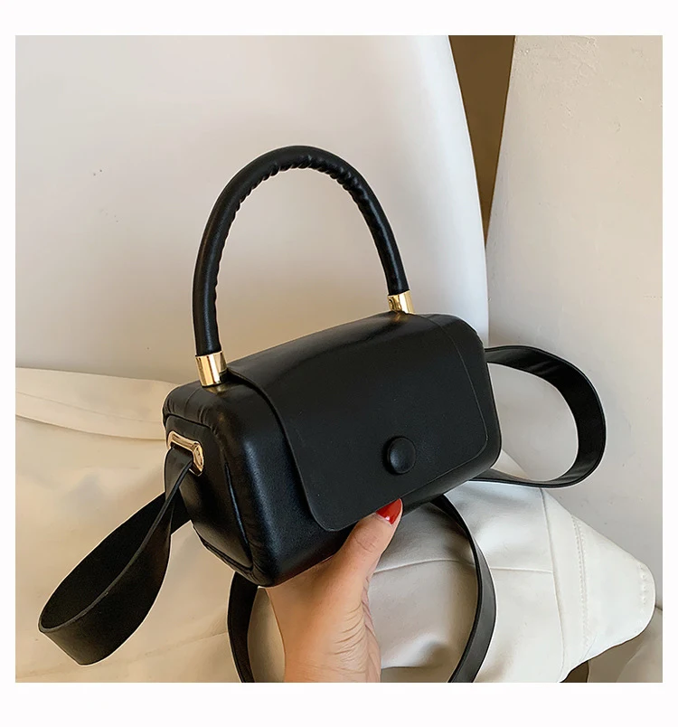 Bolsa Quadrada Pequena Portátil Simples de Moda Leve Seus Essenciais com Estilo e Praticidade Ideal para o Uso Diário e Passeios — foto 8
