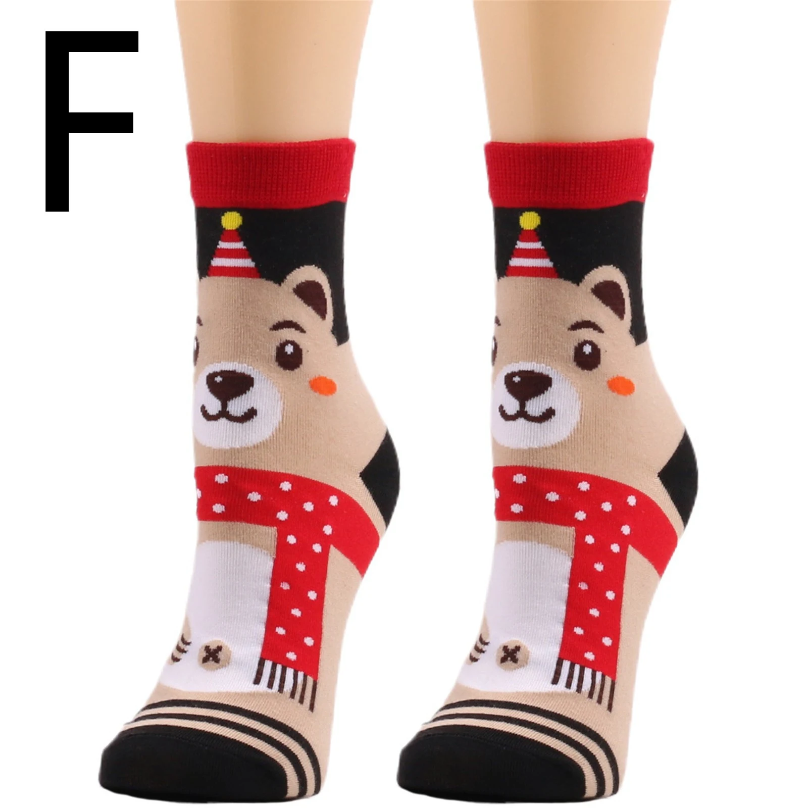 Title 10, Womens Christmas Style Jacquard Warm Socks