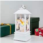Lanterna de Natal com vela eletrônica LED, luminária de mesa e luz noturna para idosos, ambiente seguro e festivo. — foto 9