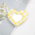 Yellow and white checkers