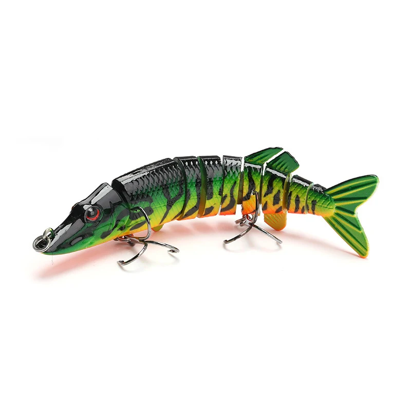 Isca biónica clássica multiestágio. Simula movimento natural, atrai peixes predadores com realismo. Ideal para pesca esportiva. — foto 2