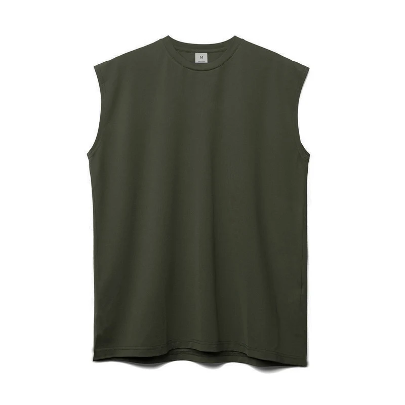 Débardeur homme couleur unie, léger, séchage rapide, col rond, épaules larges. Parfait pour le sport et les journées chaudes. — photo 6