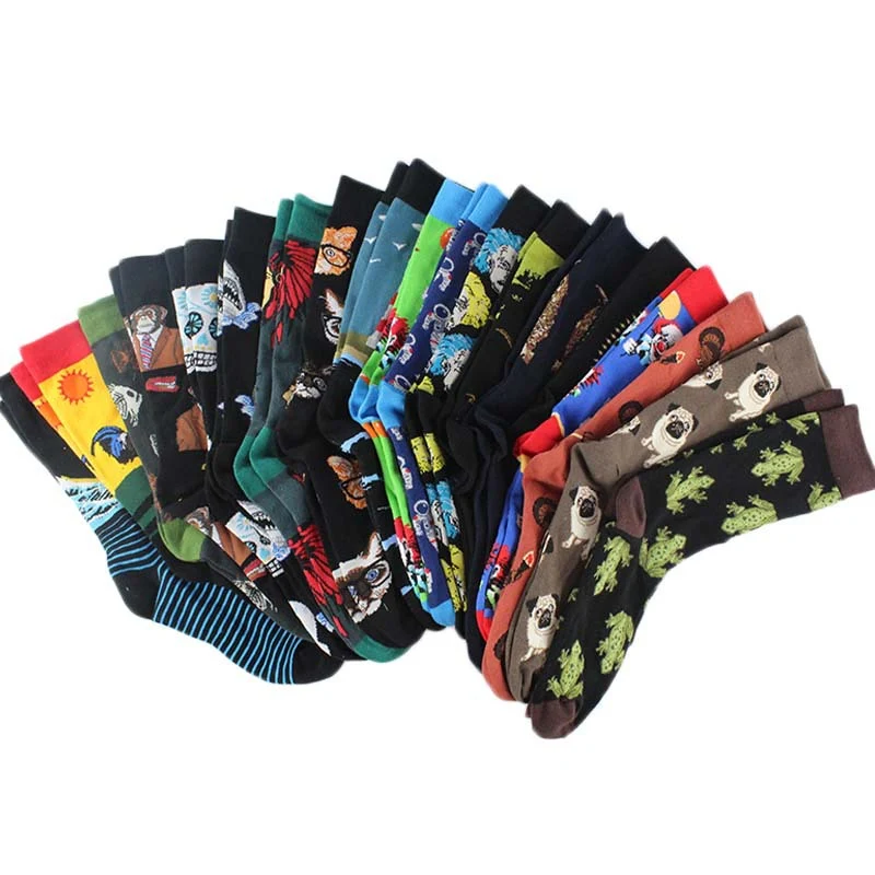 Modische Herren-Tube-Socken aus Baumwolle in Midilänge. Bequeme und stilvolle Socken für den Alltag, ideal für lässige Outfits. — foto 2