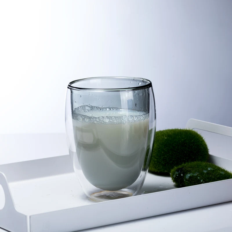 Colored Coffee in Heat Resistant Glass Cup. Enjoy your favorite hot drink in style and safety with this elegant and dura — photo 1