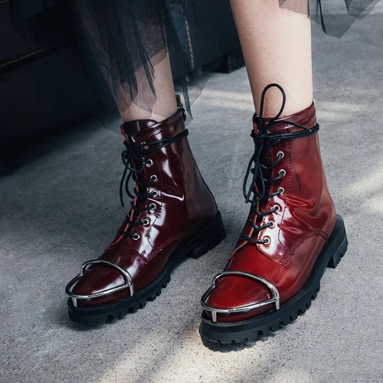 Handsome lace-up motorcycle boots for men, featuring durable leather, a rugged design, and providing style and protectio — photo 7