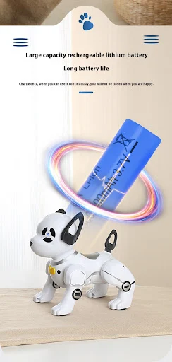 Title 4, Cão Robô de Controle Remoto Elétrico Inteligent...