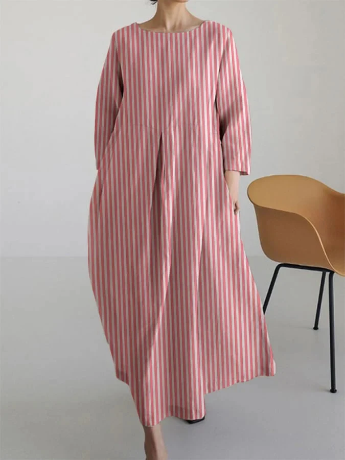 Title 3, Losse casual jurk met lange mouwen