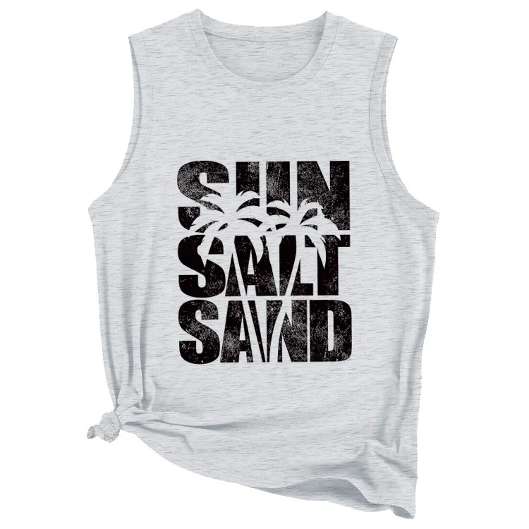 Title 5, European And American Fashion Loose Sleeveless ...