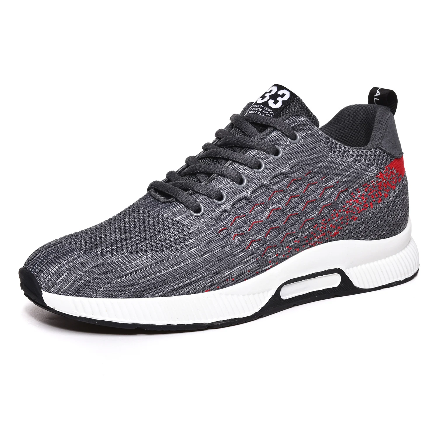 Onzichtbare 6CM Fly-kit Mesh hardloopschoenen. Verhoog je lengte discreet en geniet van comfortabel hardlopen. — foto 4