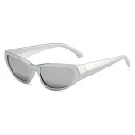 Silver frame white mercury