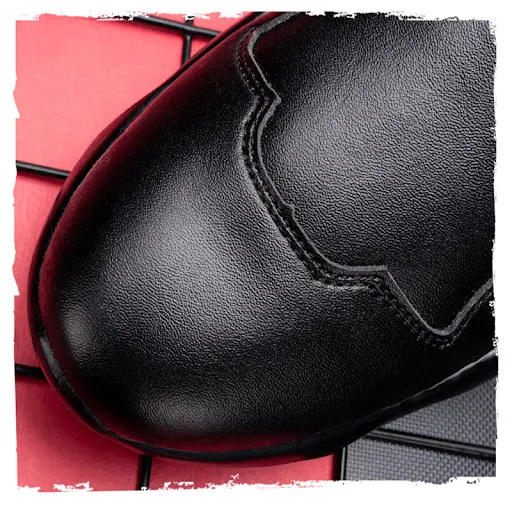 Title 5, Scarpe Alte Uomo Nere Stile Vecchio Samurai Cal...