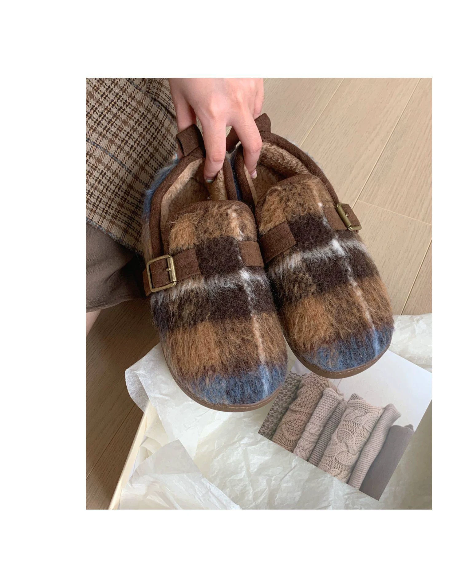 Title 4, Womens Retro Plaid Cotton Slippers Experience ...