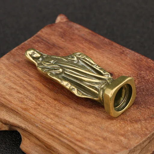Title 2, European and American Virgin Mary brass decorat...