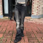 Statement Wash Gradient Smoke Street Jeans – Streetwear-Jeans mit Smokewash und Farbverlauf, für einen lässigen, individuellen Look. — foto 8