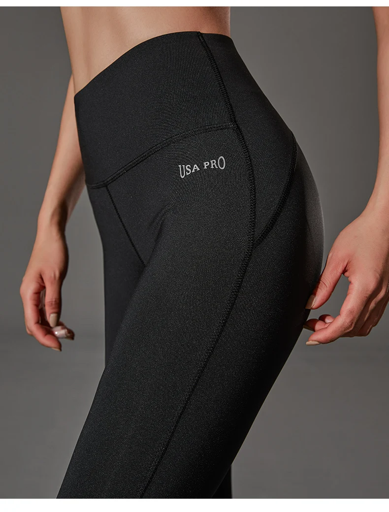 Title 10, Seamless nude yoga pants for women, peach butto...