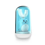 Escova de dentes elétrica ultrassônica inteligente infantil Limpeza automática em formato U Produtos portáteis para bebês — foto 3