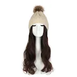 Beige Hat Dark Brown