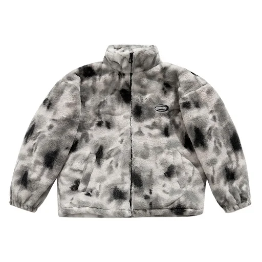 Title 11, Übergroße Lazy Tie-Dye Vintage-Baumwolljacke au...