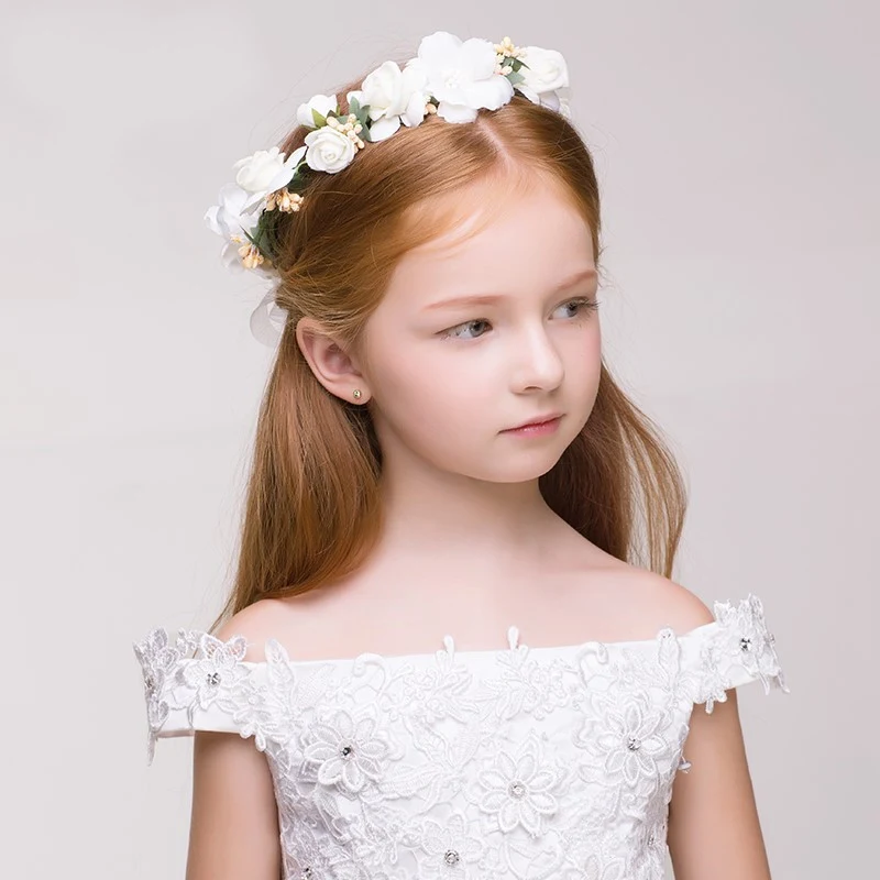 Title 4, Conjunto de Coroa de Flores Infantil para Mãos....