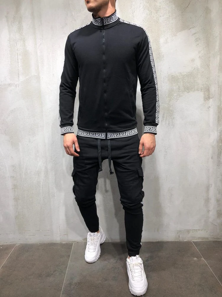 Conjunto esportivo casual masculino Conforto e estilo para atividades diárias Tecido respirável e design versátil Ideal para treino e lazer — foto 2
