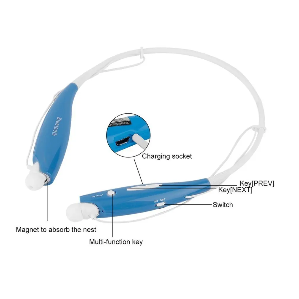 Title 6, HV800 stereo sports Bluetooth headset Enjoy wir...