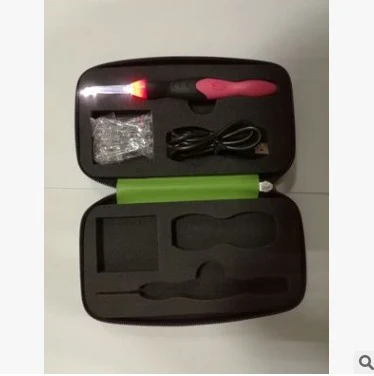 Agulhas de crochê iluminadas e intercambiáveis, perfeitas para crochetar em qualquer condição de luz. Com pontas trocáveis e design ergonômico. — foto 1