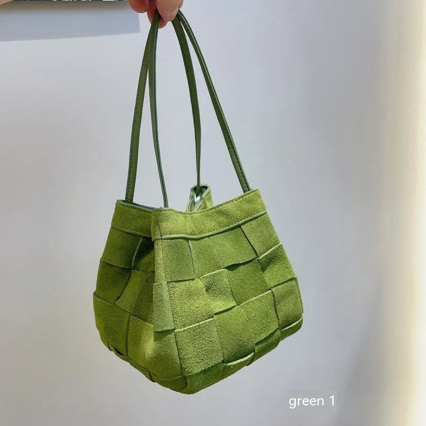 Bolsa de ombro portátil feminina de couro bovino vintage para outono e inverno, com design de tecido elegante e ideal para o dia a dia — foto 37