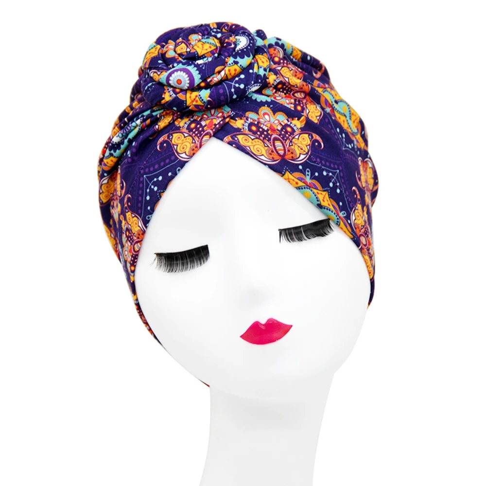 Title 6, European And American Popular Retro Turban Hats...