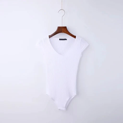 Title 1, Jumpsuit da donna con scollo a V, maniche corte...