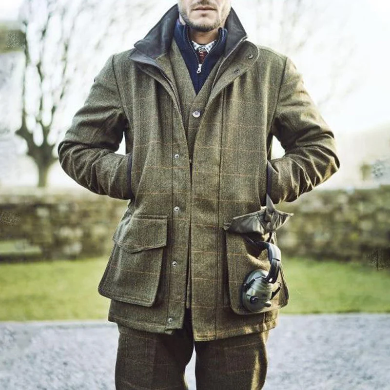 Jaqueta masculina de inverno, nova moda europeia e americana, top para atividades ao ar livre. Ideal para o outono. Conforto, estilo e proteção garantidos. — foto 6