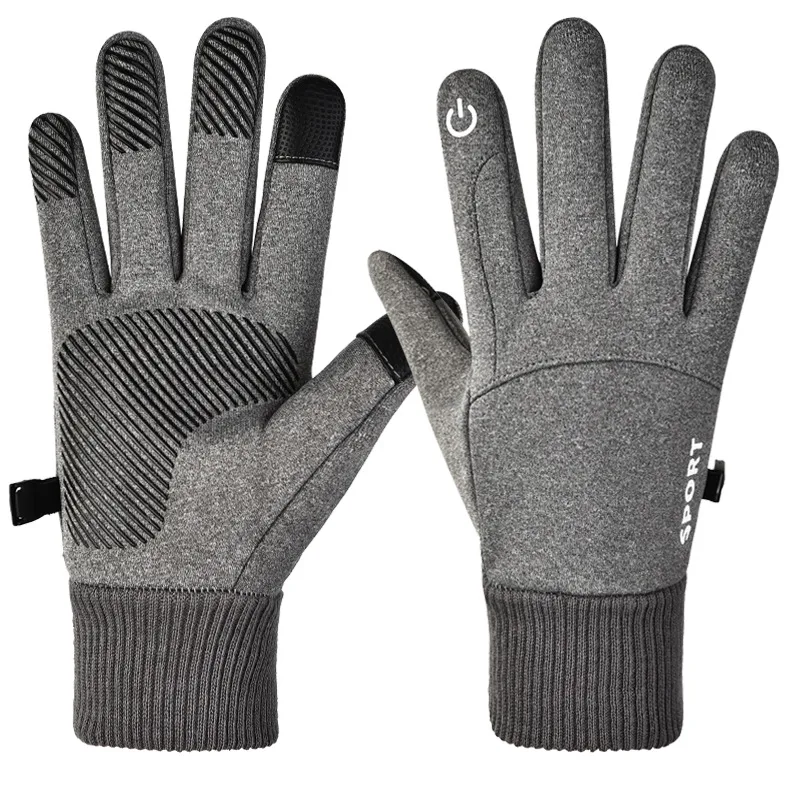 Men's Cycling Touchscreen Fleece Driving Gloves for warmth and control. Stay connected and comfortable on your bike or w — photo 9