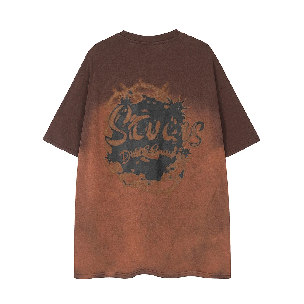 Title 15, Camiseta de manga corta con degradado tie-dye e...