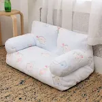 Blue Sofa Matching Blanket