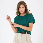 Casual Home Commuter All-matching Round Neck Short Sleeve T-shirt — photo 10