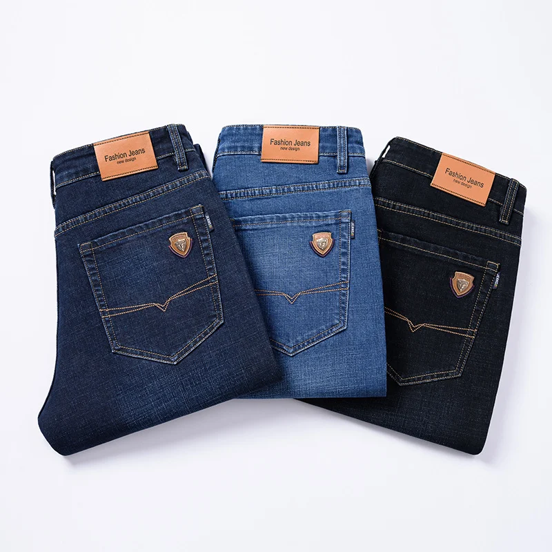 Men's Spring Jeans, Loose Straight Fit for Casual Style. Comfortable and stylish denim for the season. Perfect for every — photo 6