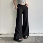 V-Shaped Waist Head Draped Suit Wide Leg Casual Trousers — photo 21